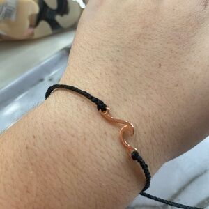 Black wave anklet/bracelet